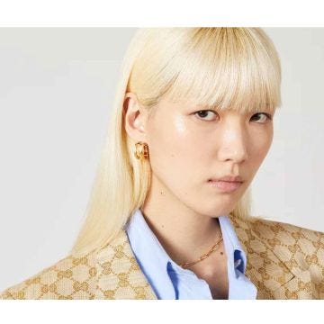 Link to Love 18k Yellow Gold Earrings