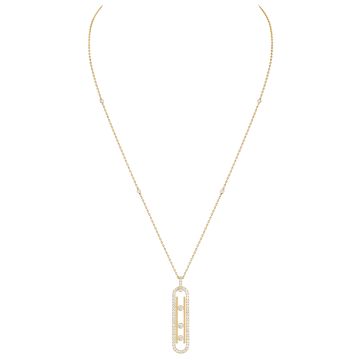 Yellow Gold Move 10th SM Necklace