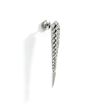 Stairway Diamonds & Silver Earring