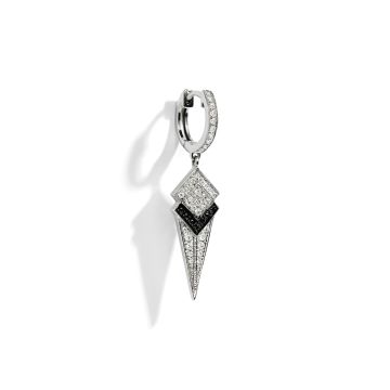 Stairway Gradient Diamonds & Silver Hoop Cone