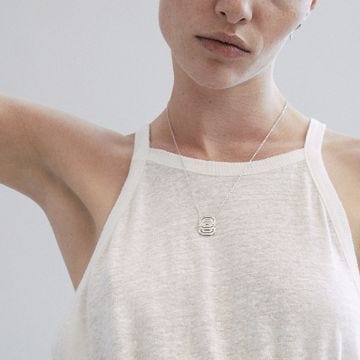 Petite My Way Diamonds & Silver Necklace