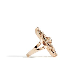 My Way Diamonds & Pink Gold Ring