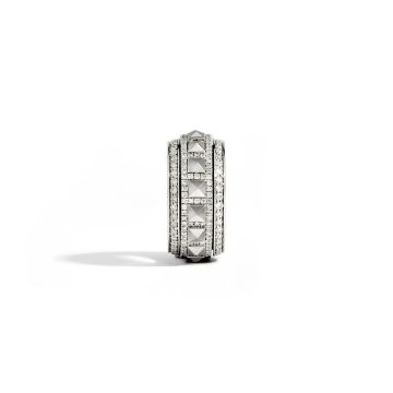Statement Paris Rockaway Spinner Diamonds & Silver Ring