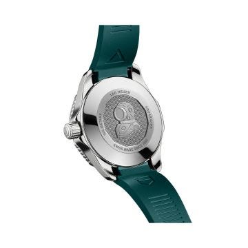 Aquaracer Professional 300 Date 36mm, Green Dial, Automatic Movement, Steel Case, Green Rubber Strap Watch