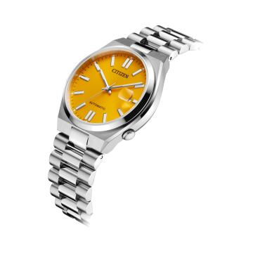 Tsuyosa 40mm, Yellow Dial, Automatic Movement, Stainless Steel Watch