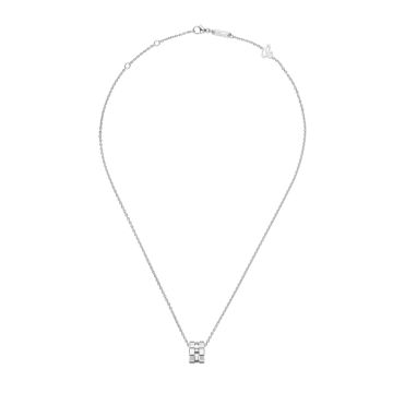 Ice Cube 18k White Gold Pendant