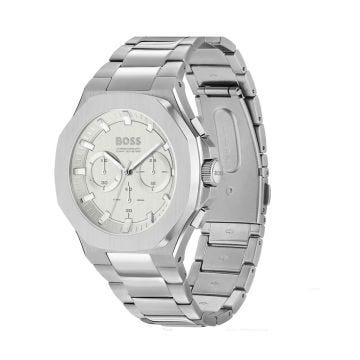 Tapper 45mm Silver Dial Quartz Movement Stainless Steel Bracelet Watch