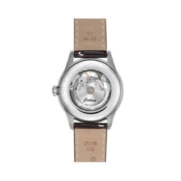 DS-1 Skeleton 40mm Black Dial Leather Strap Watch