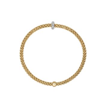 18k Gold Flex'It Bracelet with Diamonds - Prima Collection