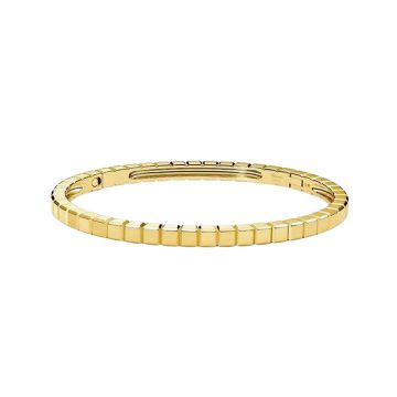 Ice Cube 18k Yellow Gold Bangle