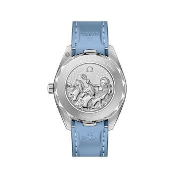 OMEGA Seamaster Aqua Terra 150m 41mm, Blue Dial, Self Winding Movement, Steel Case, Blue Rubber Strap Watch 22012412103008