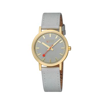 Classic 36mm, Grey Dial, Quartz Movement, Stainless Steel Case, Cork Strap Watch