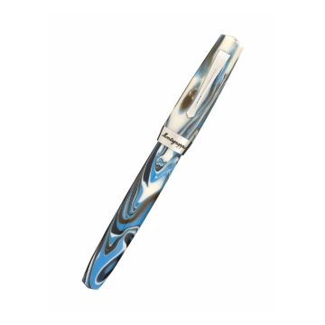Photo of the Montegrappa Elmo Sorapis Ballpoint Pen ISE2RRAB, designed with a premium resin body and stainless steel accents