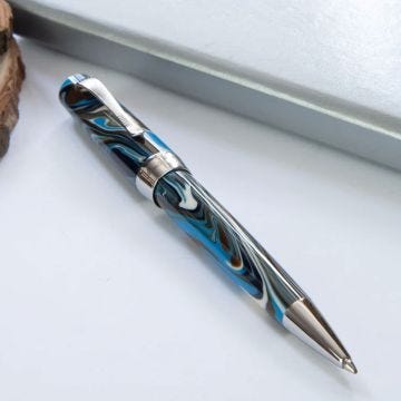 Photo of the Montegrappa Elmo Sorapis Ballpoint Pen | Resin & Stainless Steel | ISE2RBAB