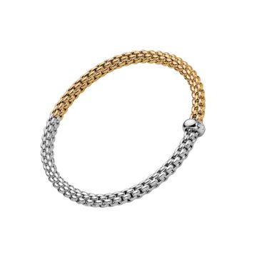 18k Flex'It Bracelet With Bicolour Mesh