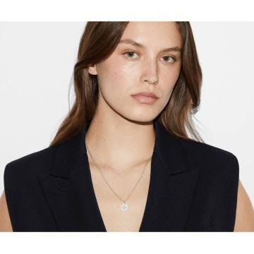 Interlocking Sterling Silver Necklace