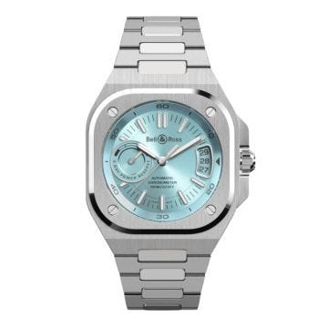 Bell & Ross BR-X5 Ice Blue Steel 41mm, Ice Blue Dial, Automatic Movement, Steel Case, Steel Bracelet Watch BRX5R-IB-ST/SST. Image one
