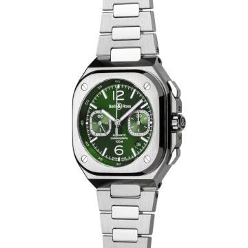 Bell & Ross BR 05 Chrono Green Steel 42mm, Green Dial, Automatic Movement, Steel Case, Steel Bracelet Watch BR05C-GN-ST/SST Image one