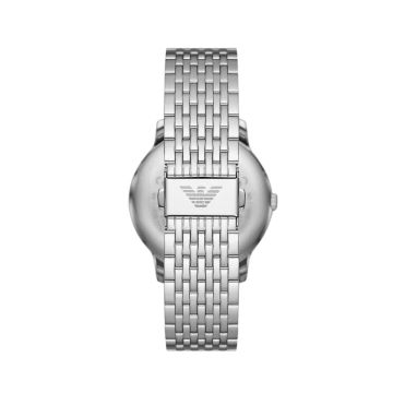 Armani 42mm Silver Dial Stainless Steel Watch