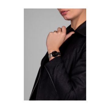 Rado Florence 30mm Diamonds Black Dial Quartz Stainless Steel Bracelet Watch R48913743