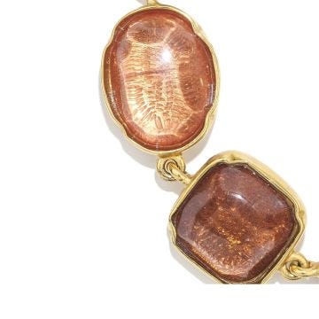 Goossens Cabochons Harmony Caramel Necklace. Image one