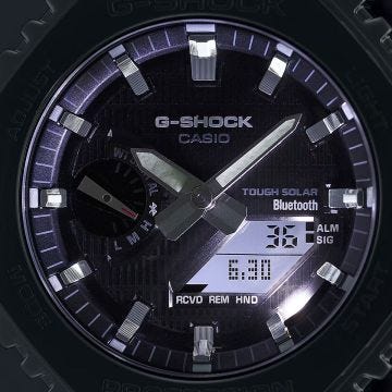 Casio G-Shock 49.3x44.4mm Black Dial Resin and Stainless Steel Bracelet Watch GBM-2100-1AER