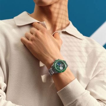 CHRONOMASTER SPORT 41mm Green Dial Automatic Stainless Steel Watch