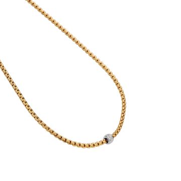 Necklace with Diamond Pavé - Eka Collection