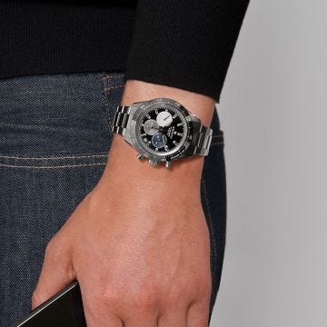 CHRONOMASTER SPORT 41mm Black Dial Automatic Steel Watch