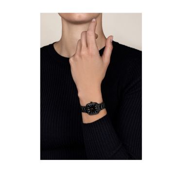 Rado True Square 29.2mm Black Dial Quartz Titanium Bracelet Watch R27080172