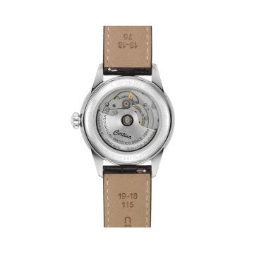 DS-1 38mm Green Dial Automatic Leather Strap Watch