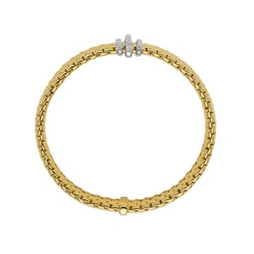 18k Yellow Gold Flex'It Bracelet - Panorama Collection