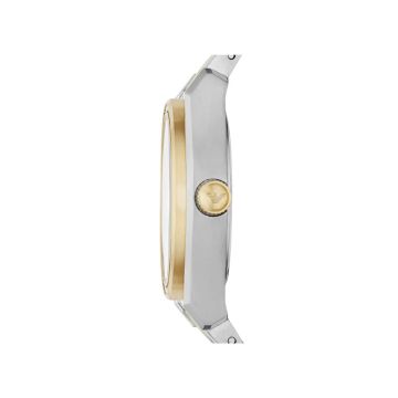 Federico 32mm Mother of Pearl Dial Quartz Two-Toned Watch