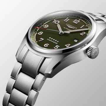 Spirit 40mm Green Dial Automatic Stainless Steel Watch