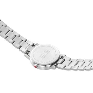 Classic Grey Dial 30mm Quartz Stainless Steel Watch