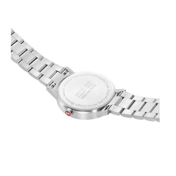 Classic 40mm White Dial Quartz Stainless Steel Bracelet Watch