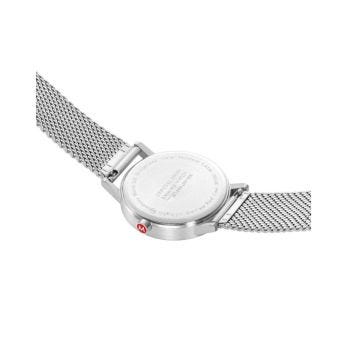Classic 40mm Grey Dial Quartz Mesh Bracelet Watch