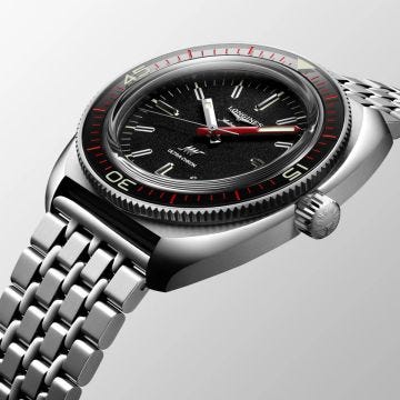 Heritage Ultra-Chron 43mm Black Dial Automatic Stainless Steel Watch