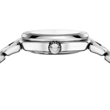 Link Date 32mm, White Mother Of Pearl Dial, Quartz Movement, Steel Case, Steel Bracelet Watch