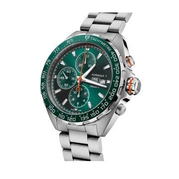 Formula 1 Chronograph 44mm Green Dial Automatic Stainless Steel Watch