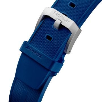 Formula 1 Chronograph 43mm Blue Dial Quartz Rubber Strap Watch
