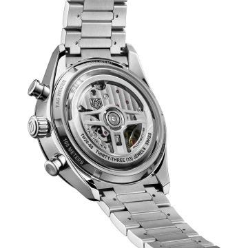 Carrera Chronosprint x Porsche Rallye 42mm Black Dial Automatic Stainless Steel Watch