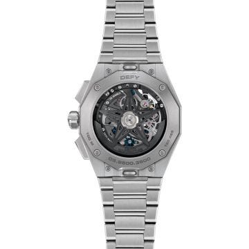 DEFY SKYLINE CHRONOGRAPH SKELETON 42mm Black Dial Automatic Steel Watch