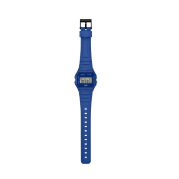 Casio Retro Vintage F-91 Blue Dial Digital Resin Bracelet Watch F-91WB-2A1EF
