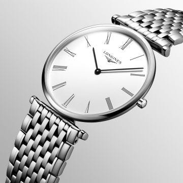 La Grande Classique de Longines 36mm White Dial Quartz Stainless Steel Watch