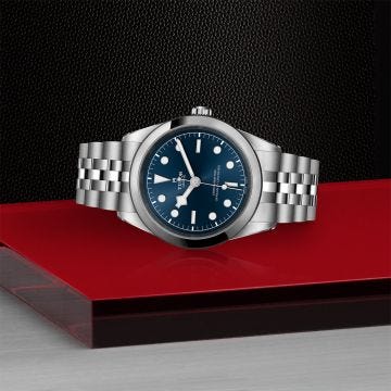 Black Bay One 41mm Blue Dial Mechanical Steel Bracelet Watch