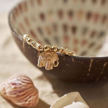 Photo of the Sacred Elephant Sterling Silver Bracelet
