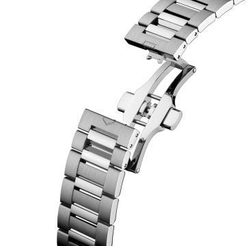 Carrera Day-Date 41mm Black Dial Automatic Stainless Steel Watch