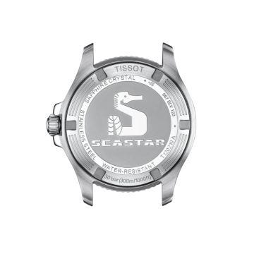 Seaster 1000 36mm Black Dial Quartz Stainless Steel Bracelet Watch