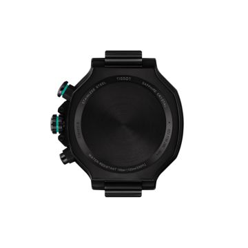 T-Race Chronograph 45mm Green Black Dial Quartz Rubber Bracelet Watch